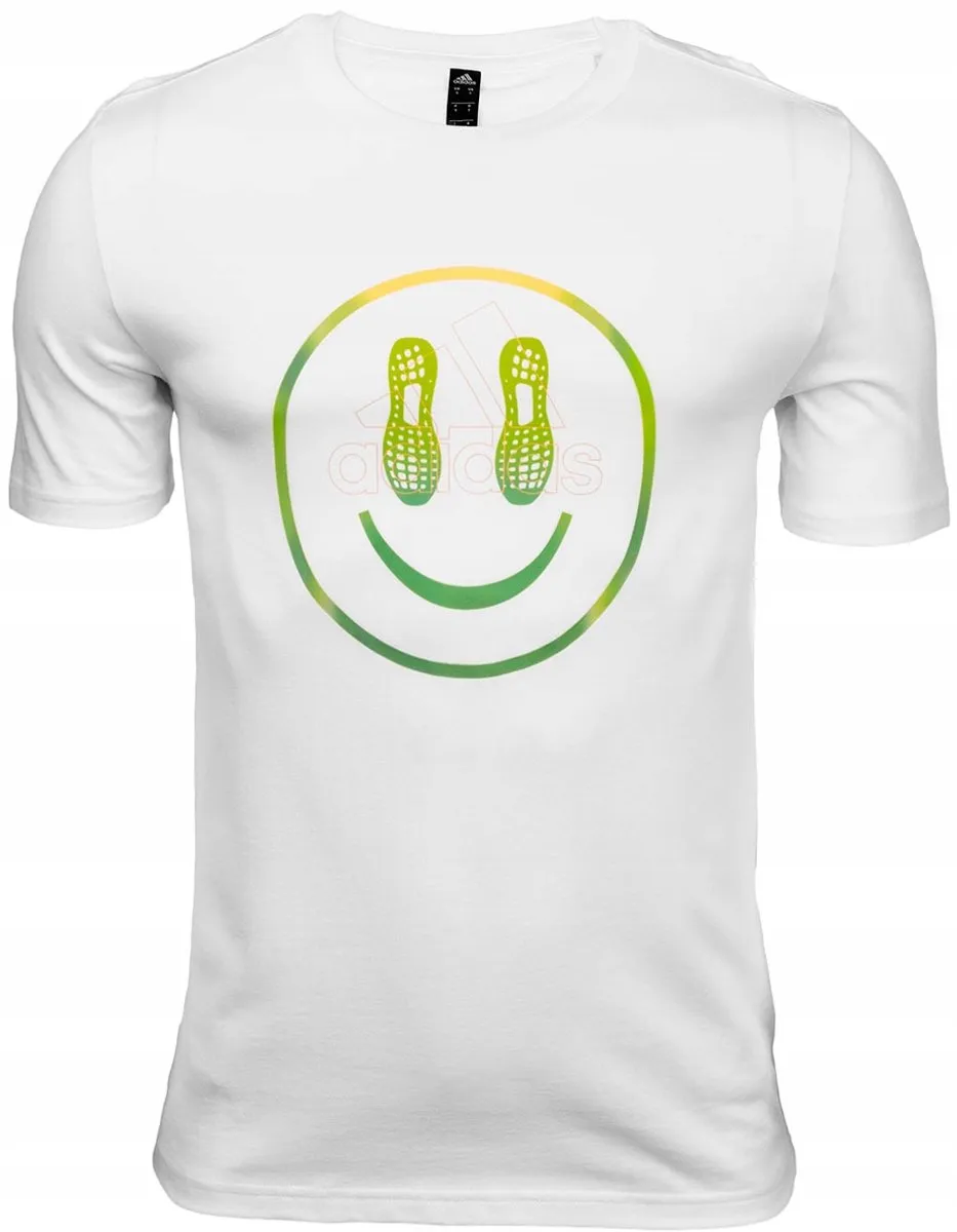 adidas Sportshirt Heren - Wit - Katoen