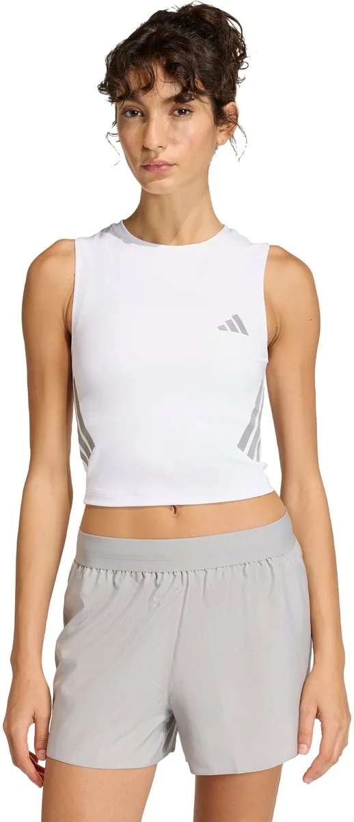 adidas Performance Adi365 Iconic Running Crop Tanktop M - Wit