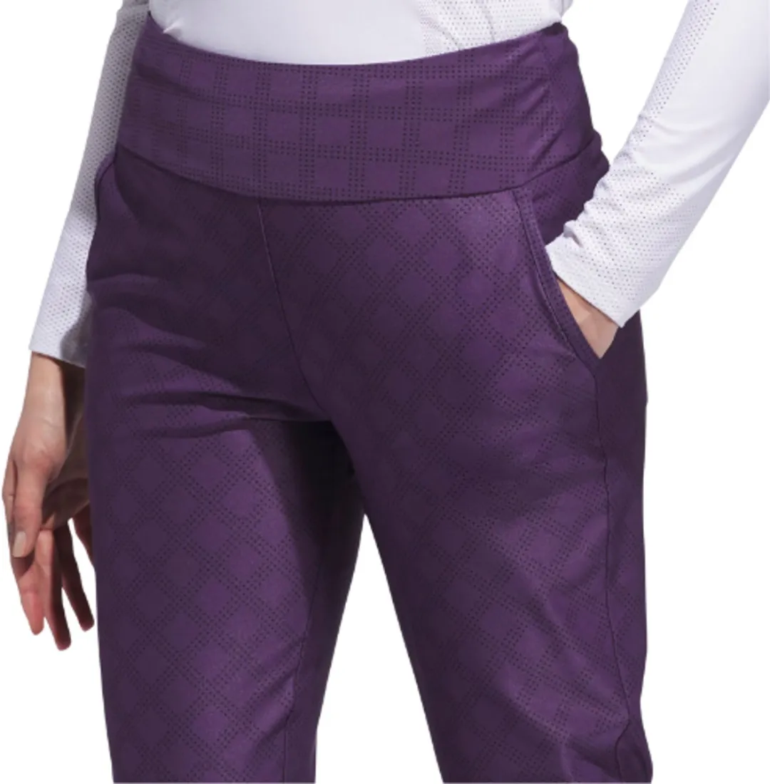 Adidas Ultimate365 Printed Ankle Pant Trainingsbroek - L - Paars - afbeelding 6 van 6