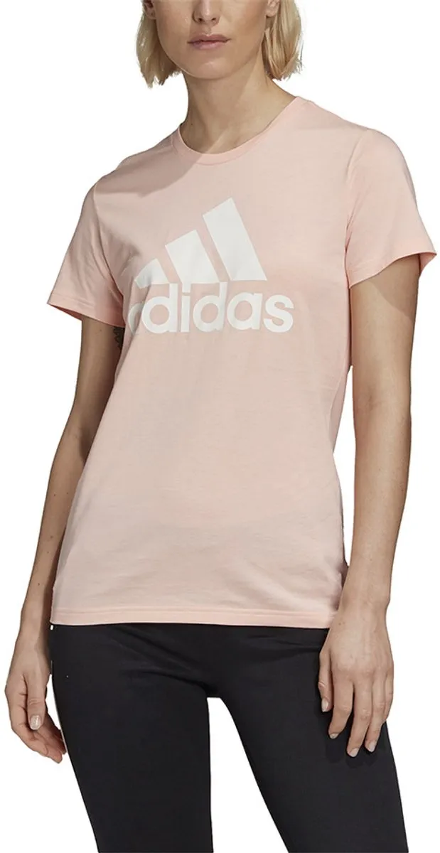 adidas BOS CO Tee Dames - XXS - Roze/Wit