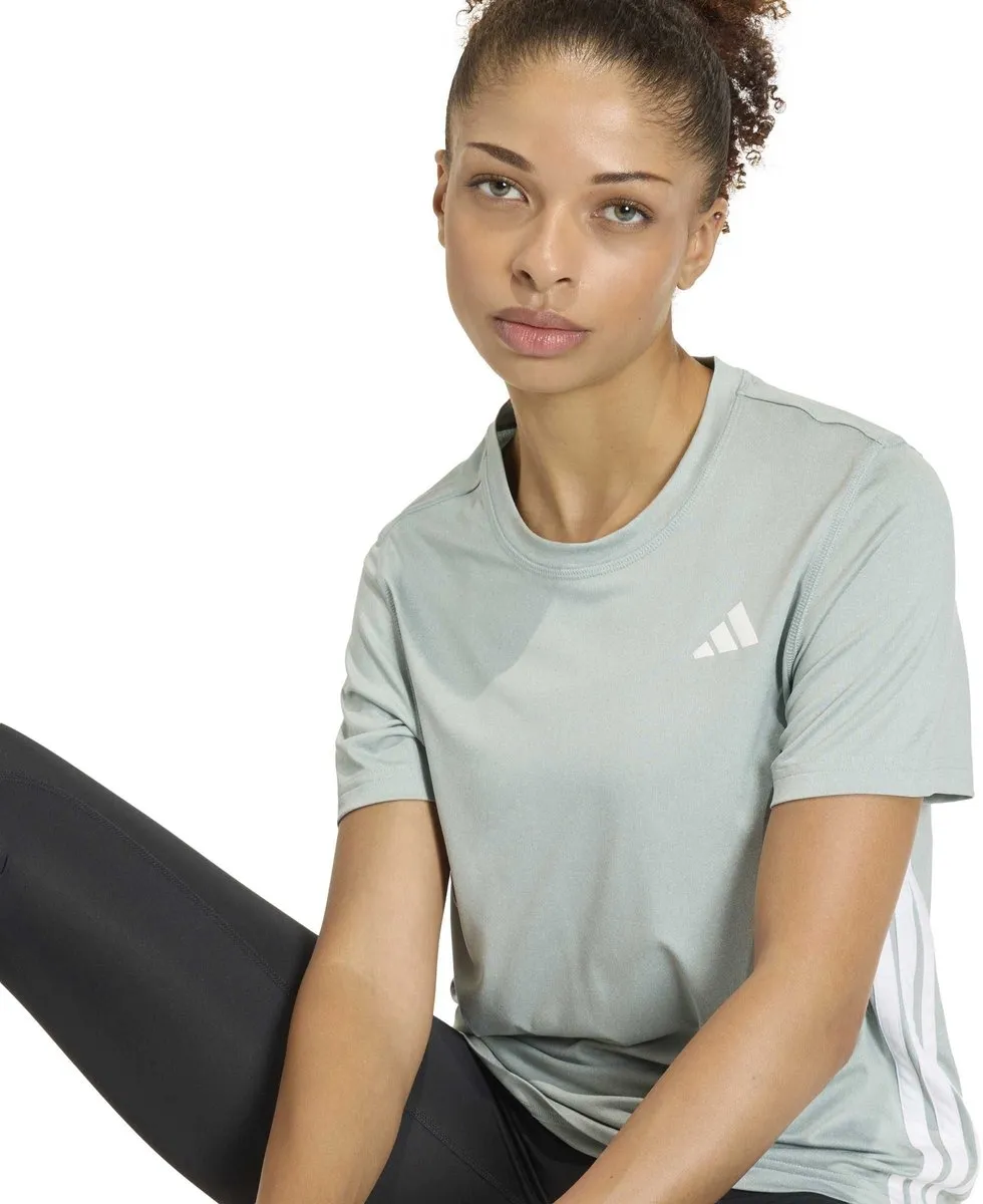 adidas WE 3S Crew T-shirt M - Groen