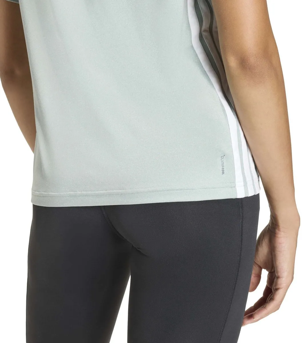 adidas WE 3S Crew T-shirt M - Groen