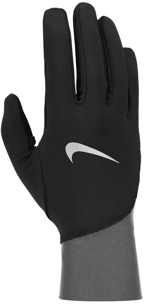 Nike Pacer Therma-FIT Handschoenen Heren XL - Zwart/Zilver