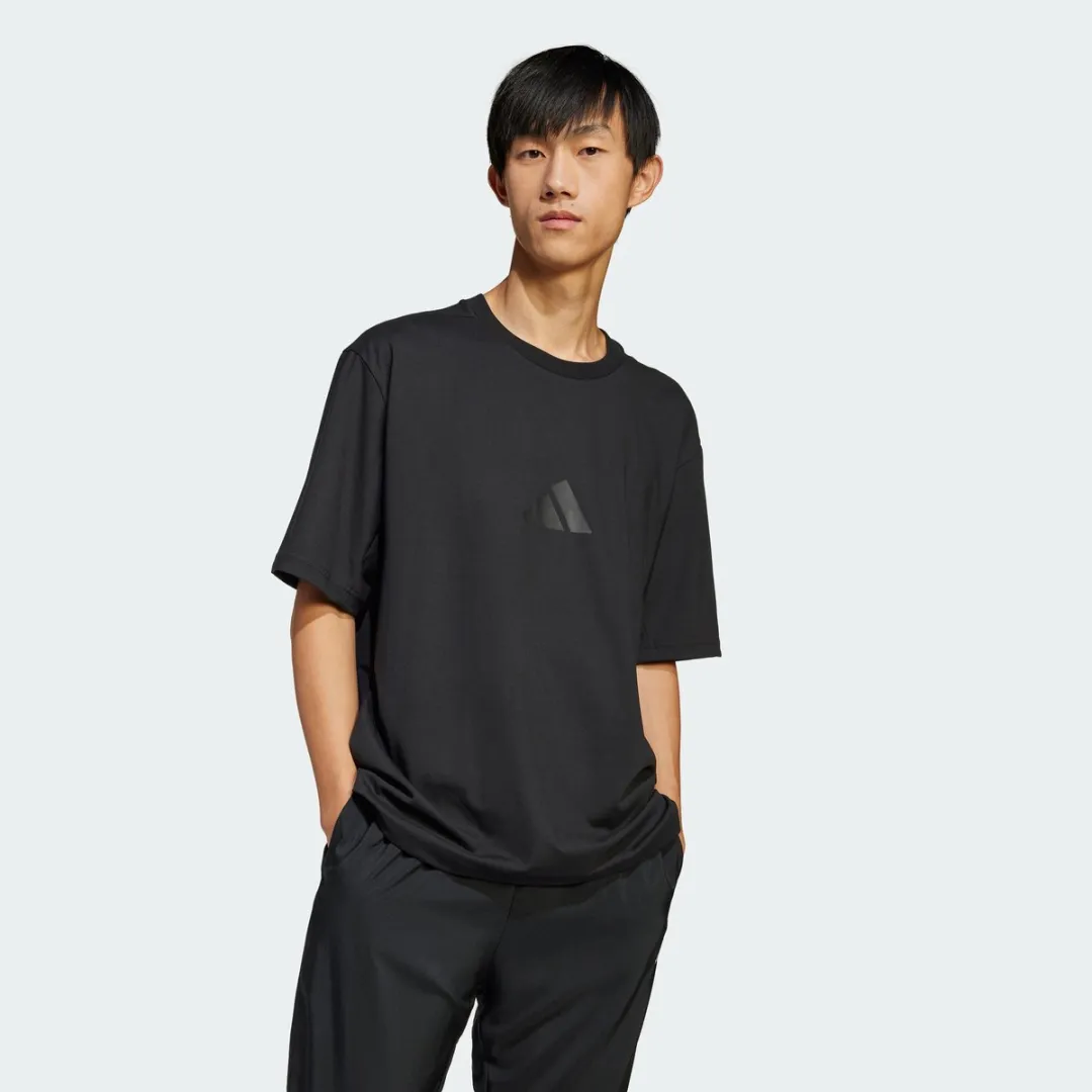 adidas Z.N.E. Loose-Fit T-shirt JJ1151 - Heren - XS - Zwart