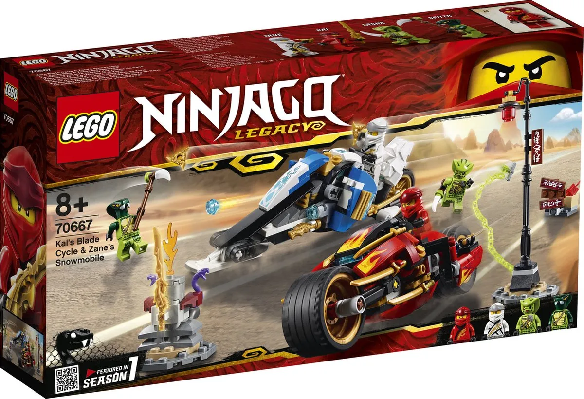 LEGO Ninjago Legacy Zwaardmotor & Sneeuwscooter