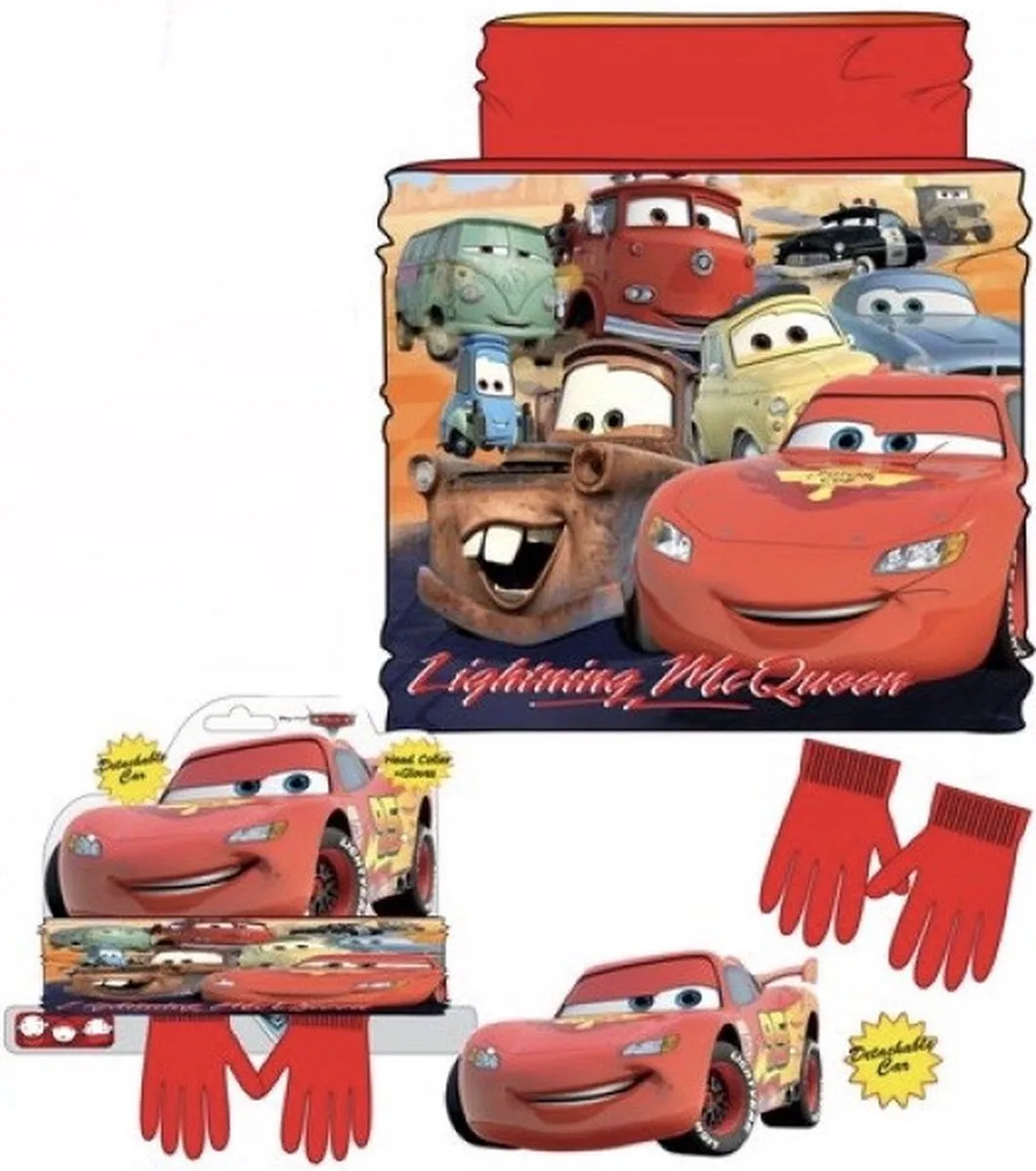 Disney Cars Nekwarmer + Handschoenen