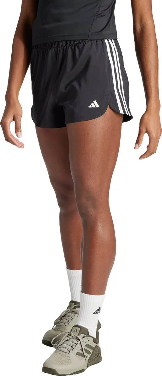 adidas Performance Pacer Training 3-Stripes High-Rise Short IT7760 - XS - Zwart