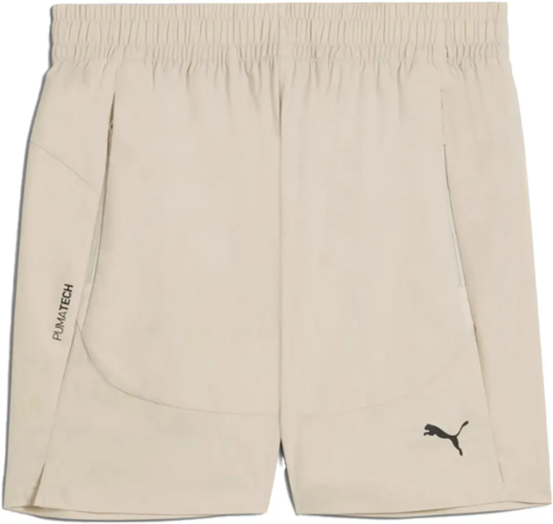 PUMA PumaTech Relaxed Shorts 6'' - S - Ecru