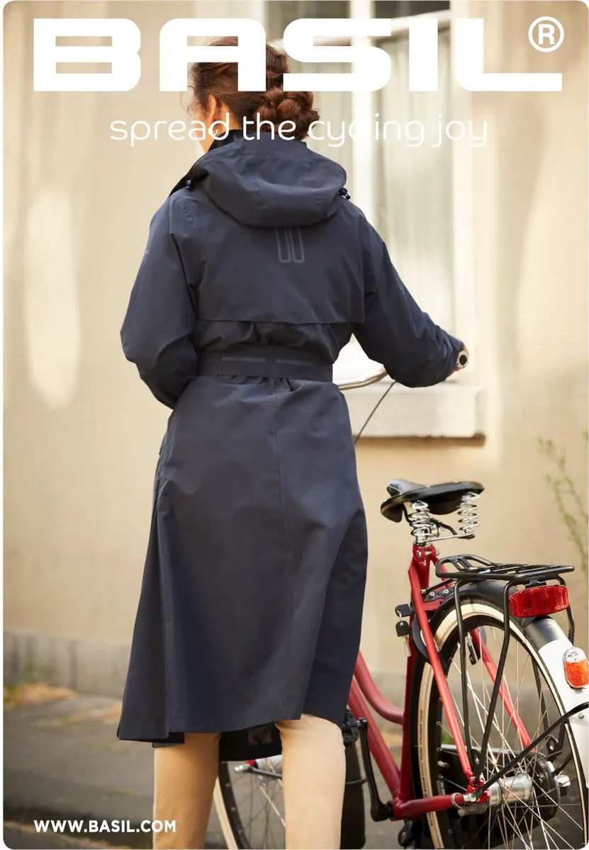 Basil Mosse Dames Regenjas S - Blauw
