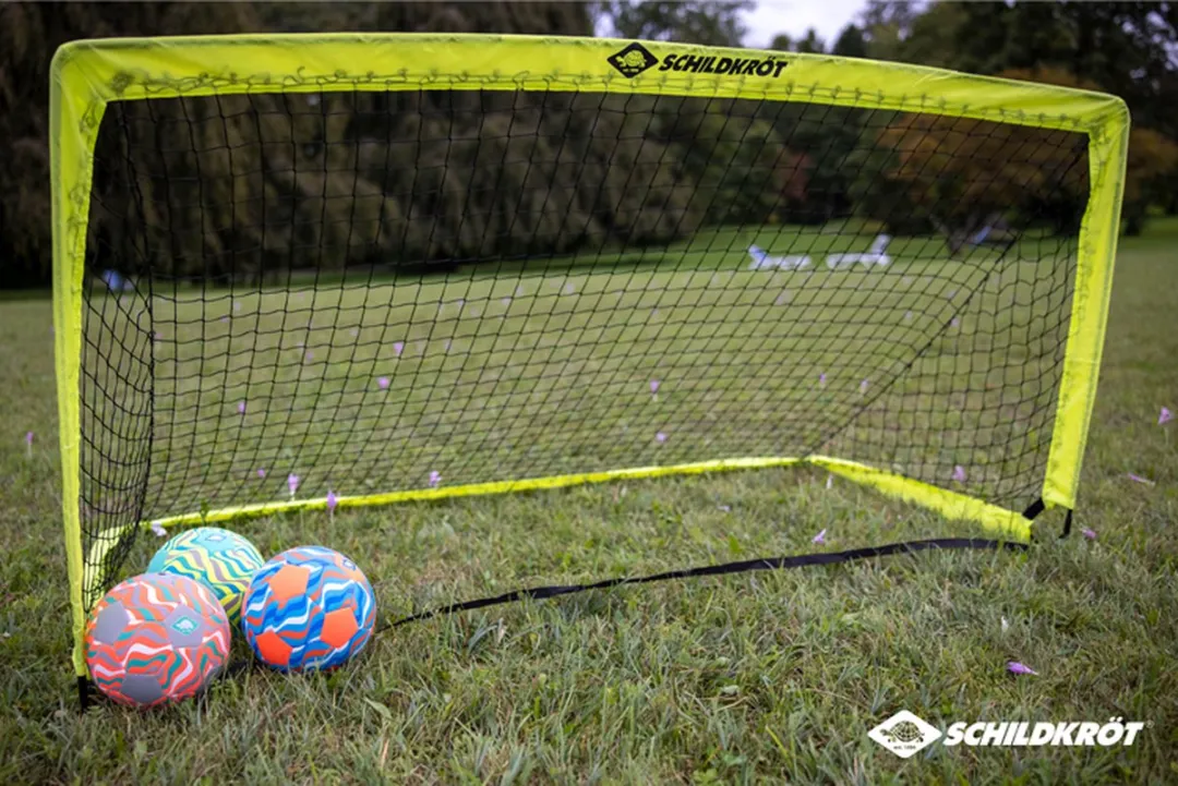 Schildkröt Voetbaldoel Geel/Zwart