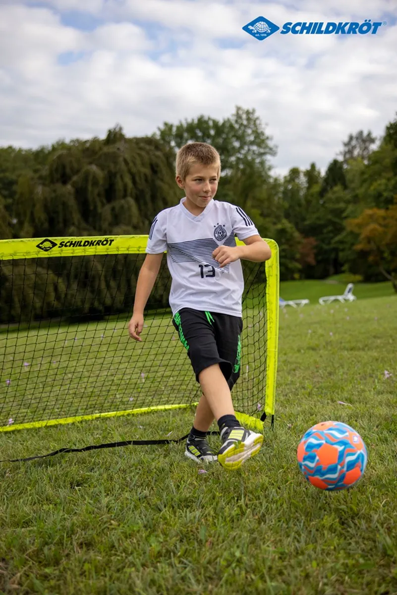 Schildkröt Voetbaldoel Geel/Zwart