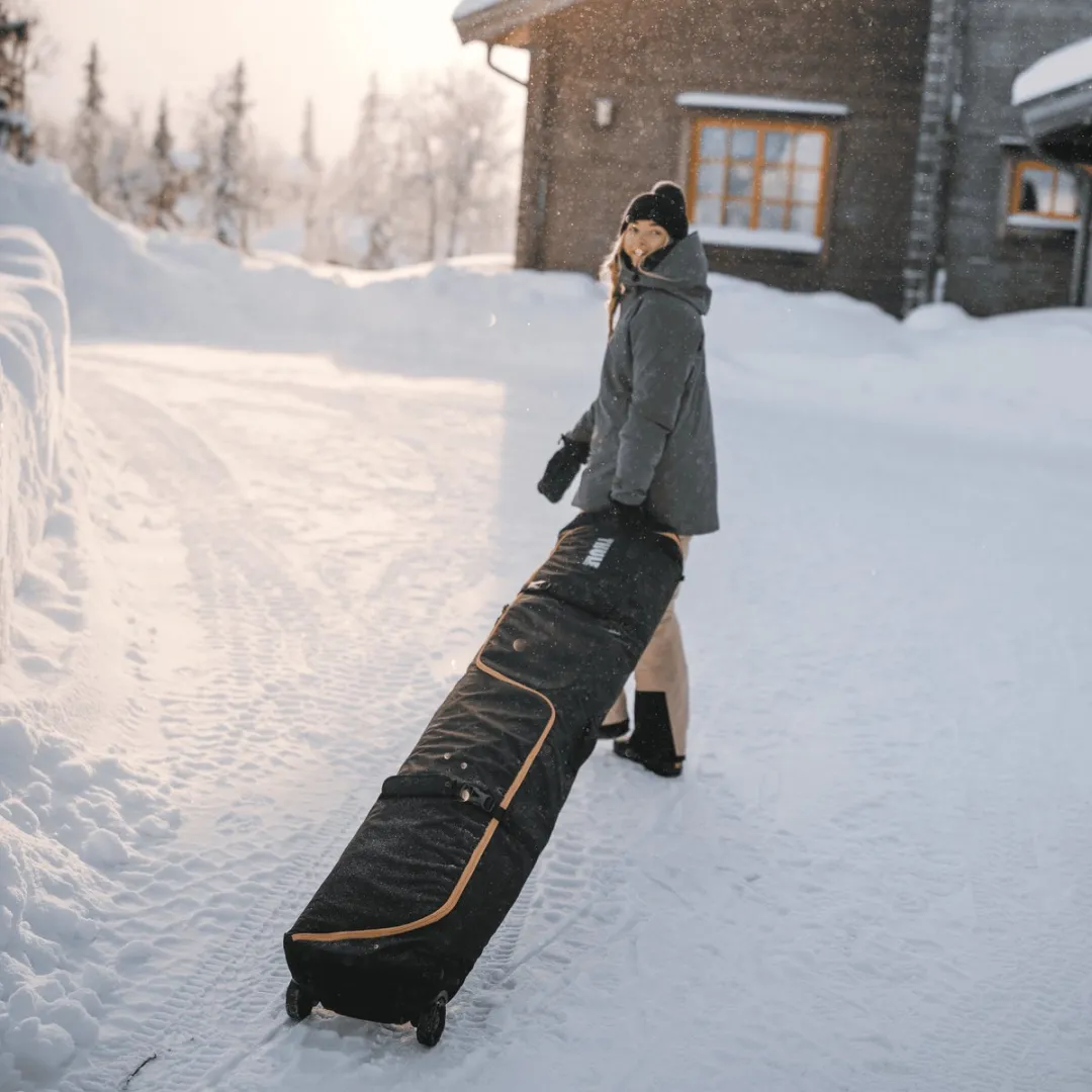 Thule Sporttas RoundTrip Ski Roller 192cm - 130L - Zwart
