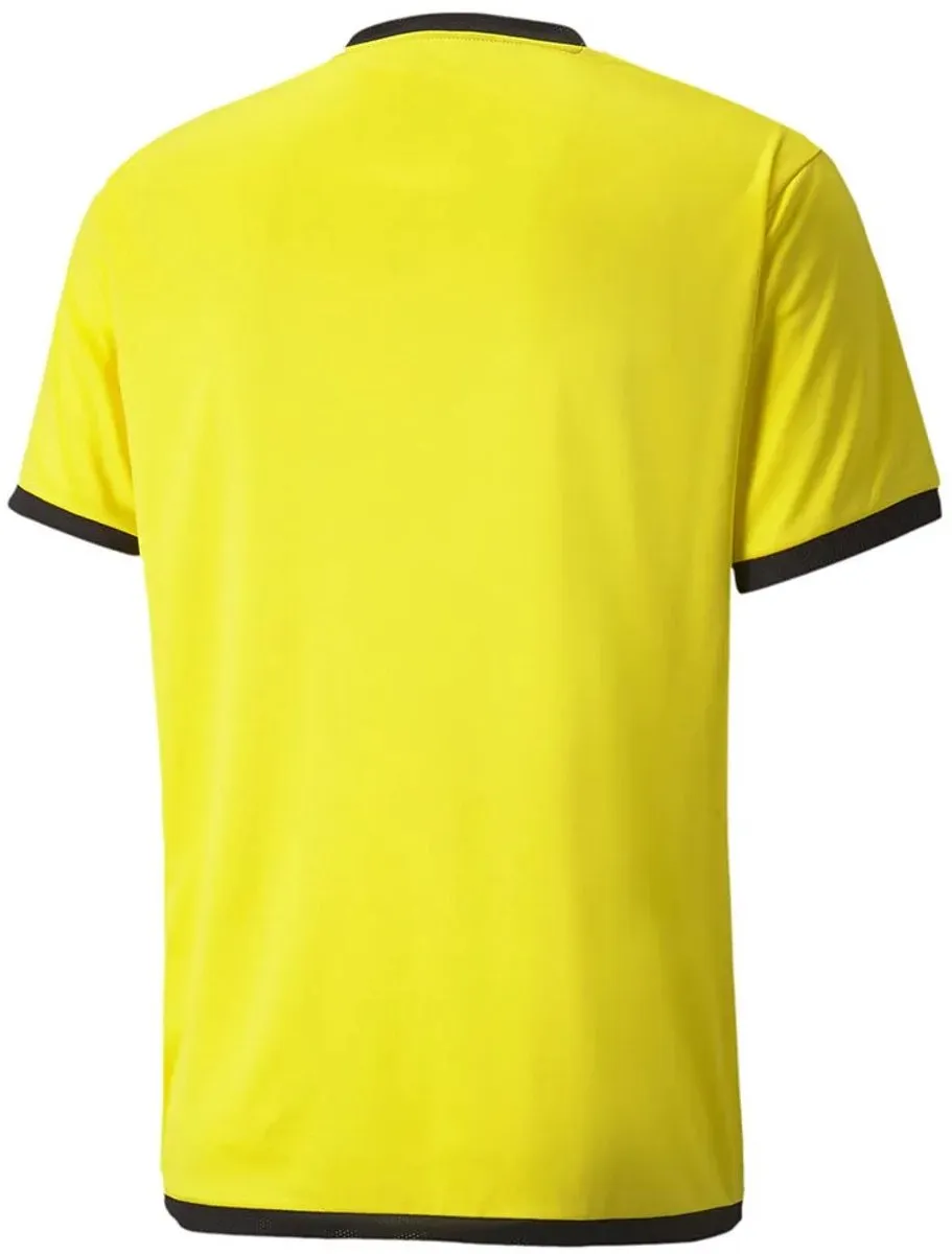 PUMA Teamliga Shirt Heren - Geel/Zwart M