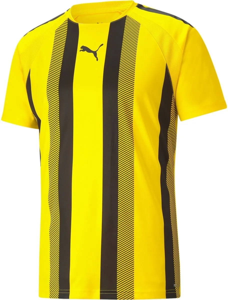 PUMA Teamliga Shirt Heren - Geel/Zwart M