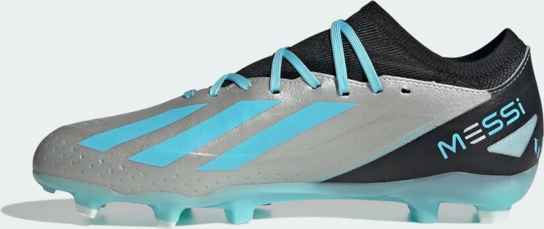 adidas Performance X Crazyfast Messi.3 FG Voetbalschoenen 44 2/3 - Zilver