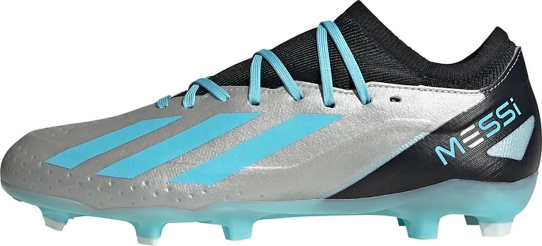 adidas Performance X Crazyfast Messi.3 FG Voetbalschoenen 44 2/3 - Zilver
