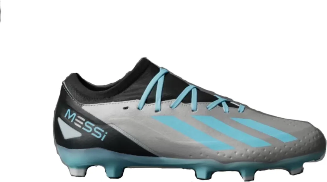 adidas Performance X Crazyfast Messi.3 FG Voetbalschoenen 44 2/3 - Zilver
