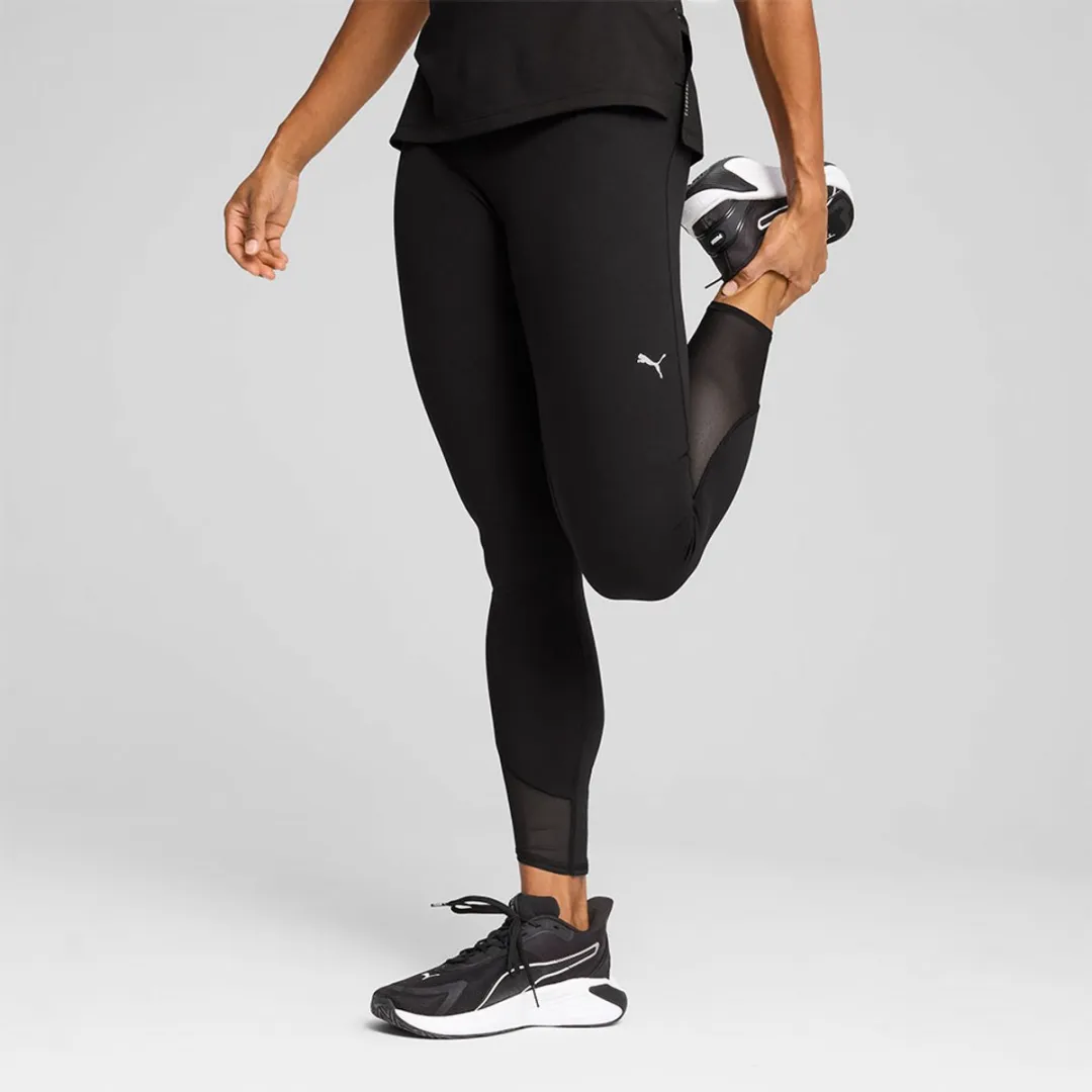 PUMA Cloudspun Soft Mesh 7/8 Leggings - XS - Zwart