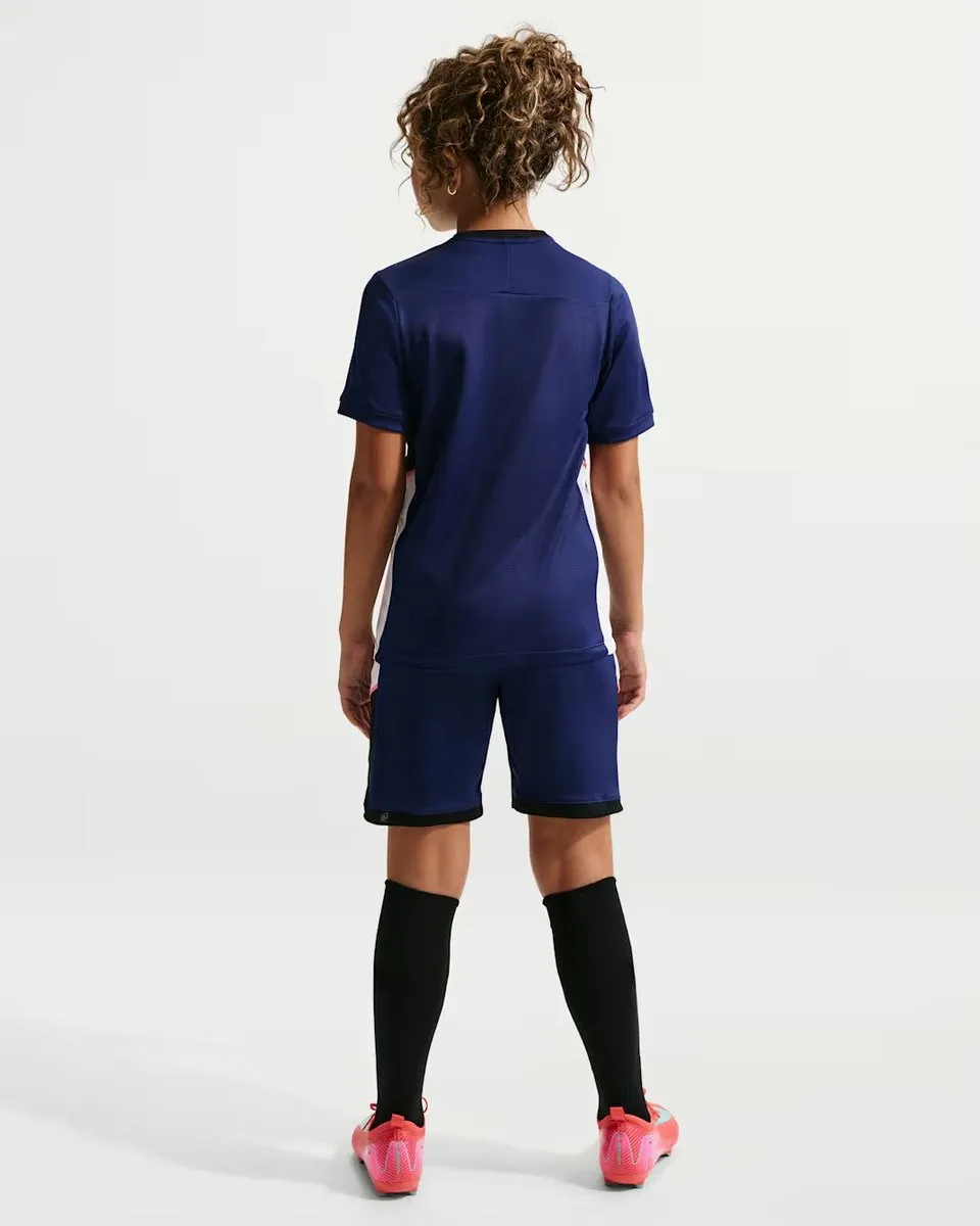 Nike Academy Junior Voetbalshort 140 - Blauw/Wit/Rosa
