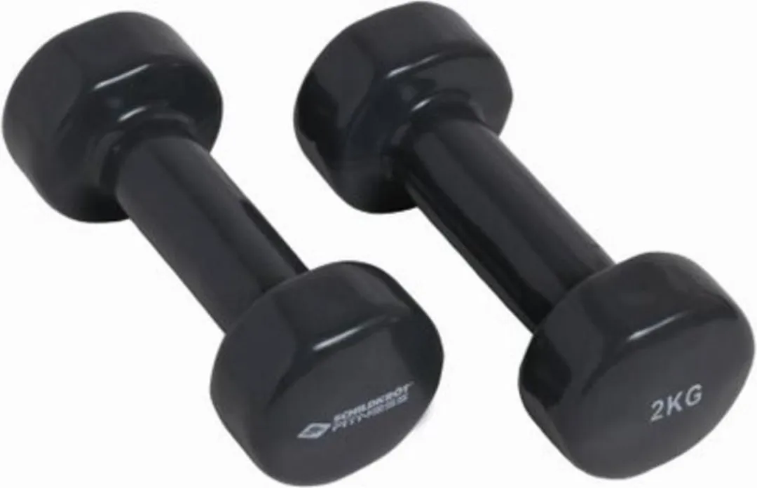 Schildkröt Fitness Dumbbells 2x2kg - Antraciet