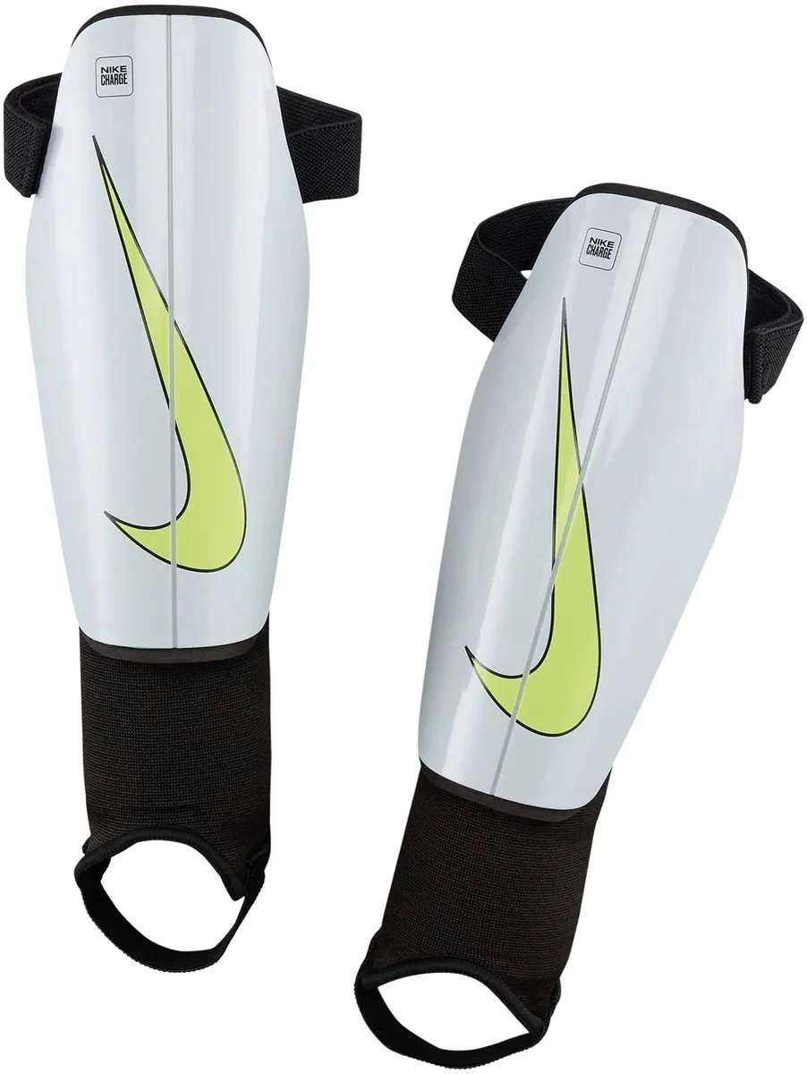 Nike Charge Scheenbeschermers L - Wit/Zwart
