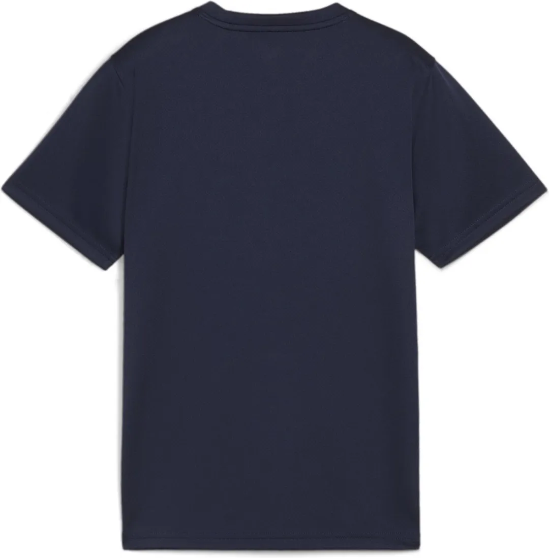 PUMA TeamGOAL Jersey Jr Jongens Sportshirt 164 - Navy/Wit/Blauw