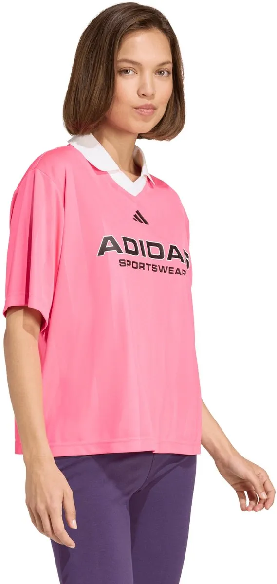 Adidas Tiro Q4 T-shirt Dames - Roze XL