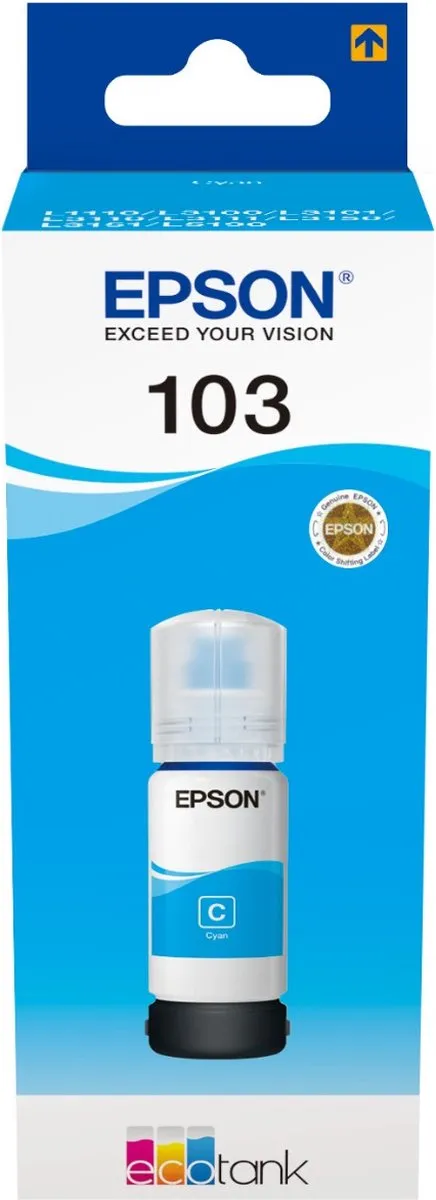 Epson Ecotank ET-0103 Origineel Blauw C13T00S24A