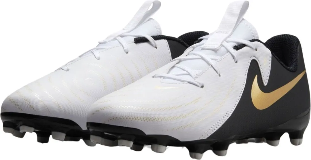 Nike Phantom GX II FG/MG Junior - FD6722-003 - Lichtgrijs/Geel/Zwart