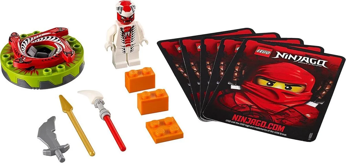 LEGO Ninjago Snappa LE-9564 - 1 Minifiguur - Groen/Rood - afbeelding 2 van 2