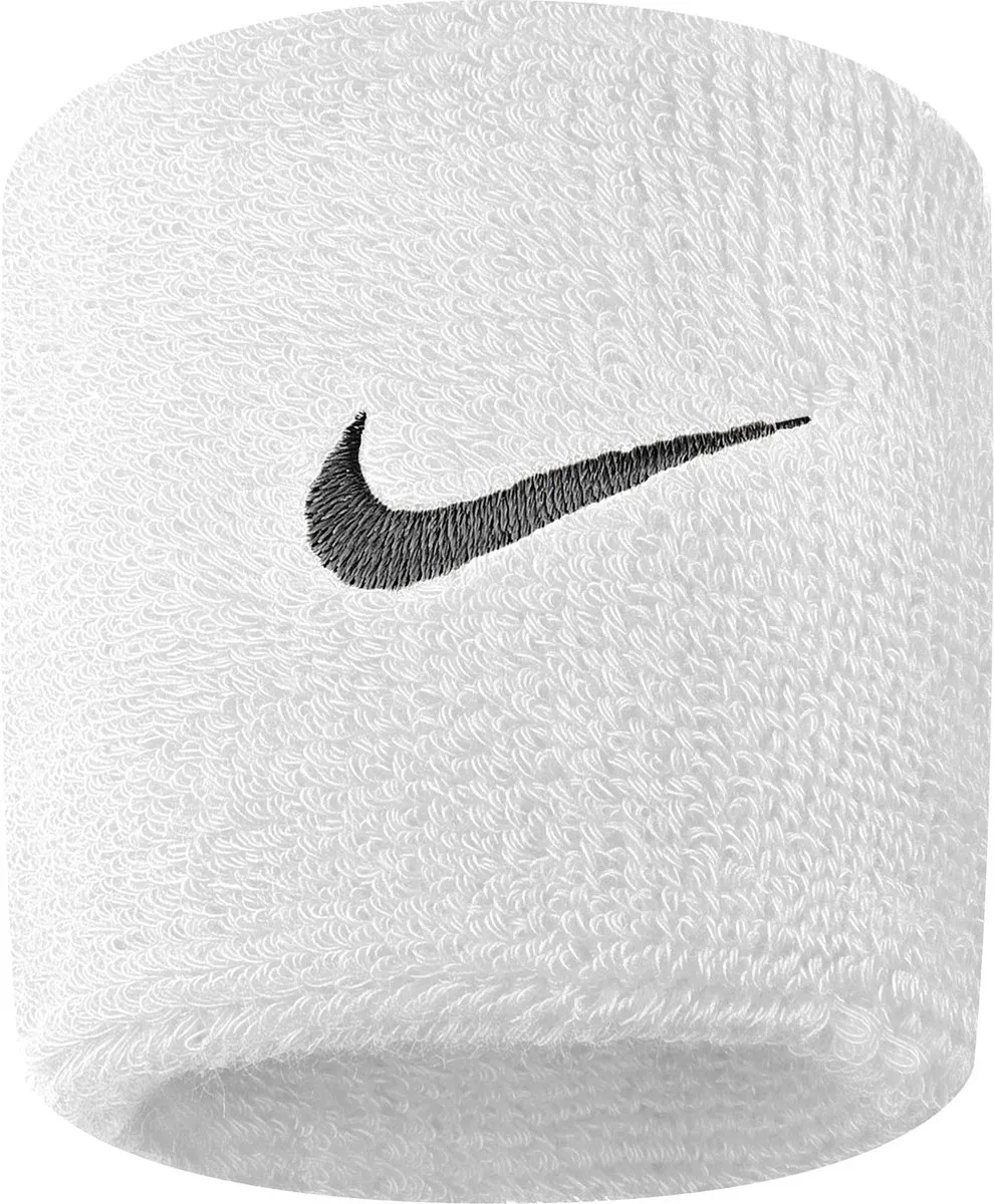 Nike Swoosh Zweetband - 2 Stuks Wit