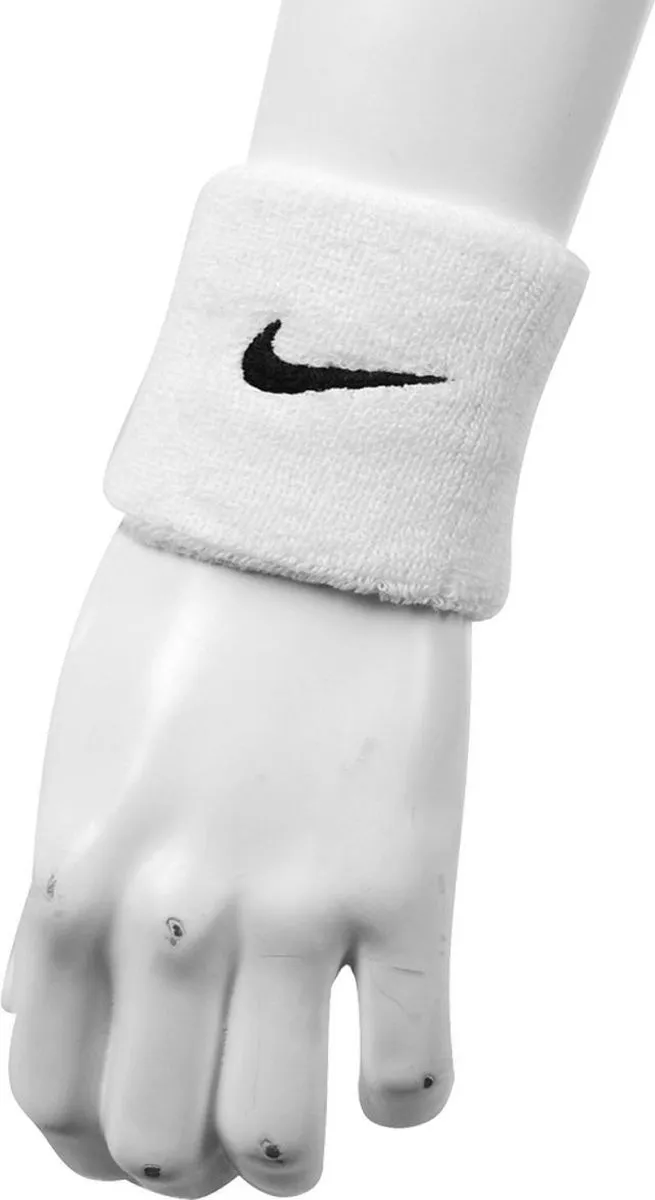 Nike Swoosh Zweetband - 2 Stuks Wit