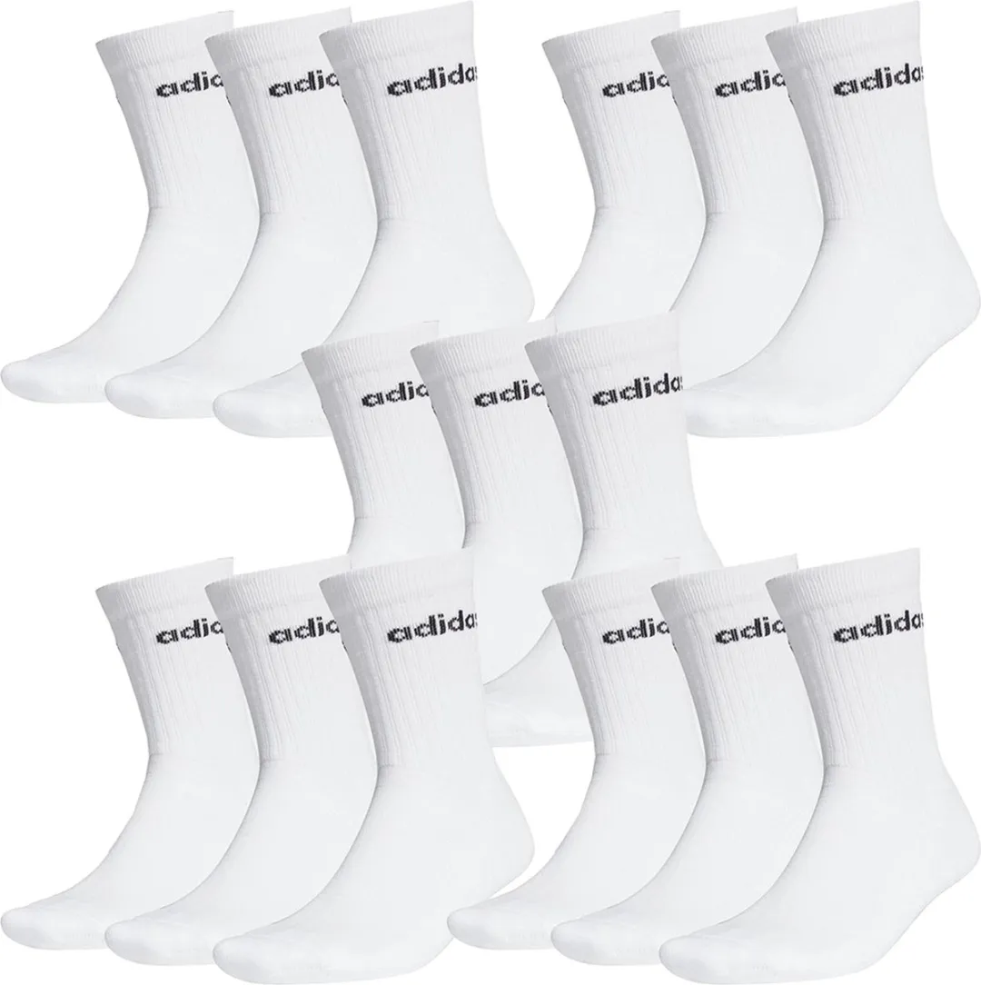 adidas HC Crew Tennissokken 46-48 - 15 Stuks - Zwart