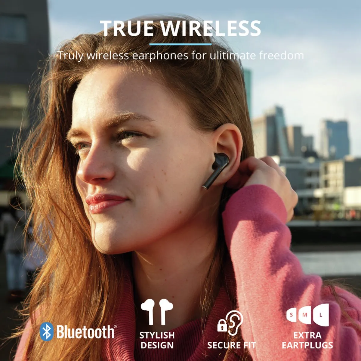 Trust Nika Touch 23554 In-Ear Oordopjes - Zwart - afbeelding 6 van 6