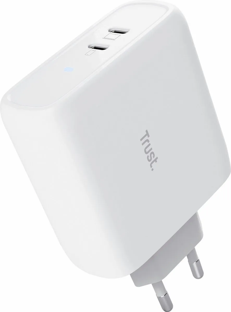 Trust Maxo Oplader 65W - 2x USB-C - Wit