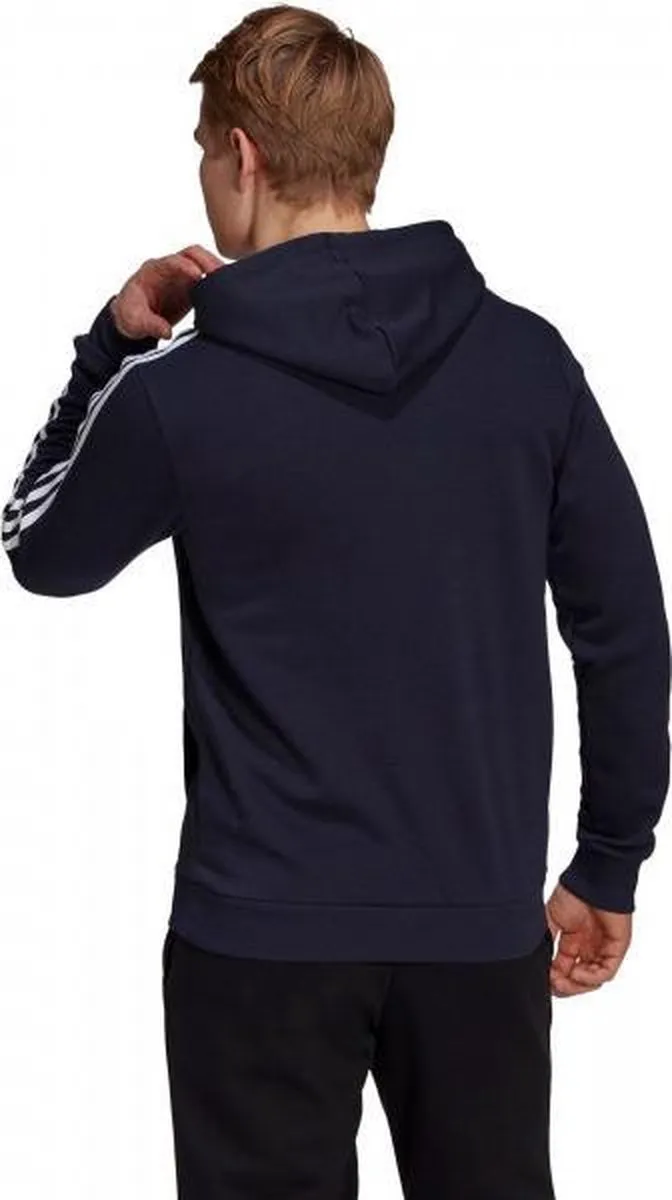 adidas Essentials Fleece 3-Stripes Heren Trui M - Navy
