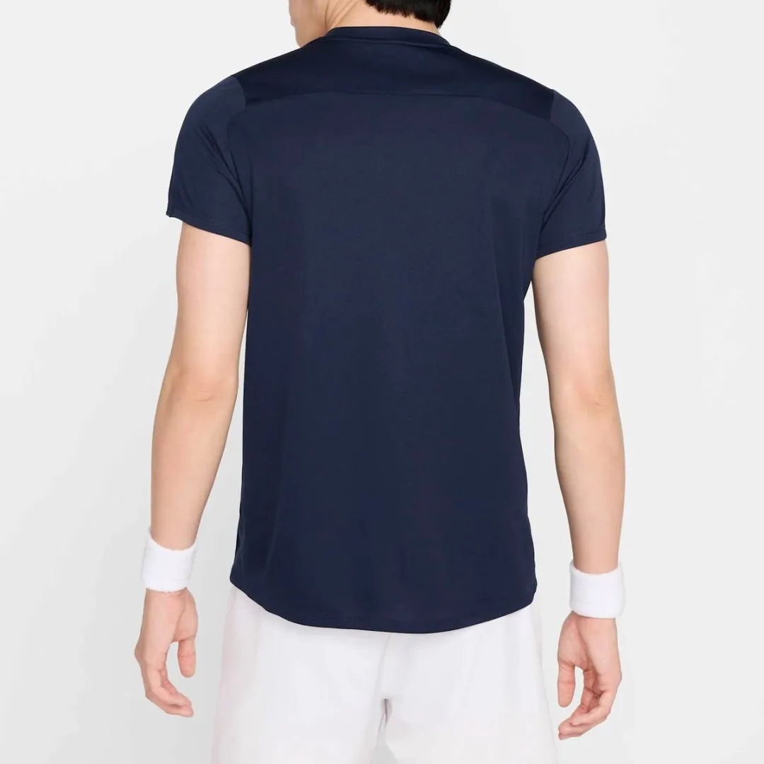 Nike Court Dri-FIT Victory Shirt Heren XL - Donkerblauw