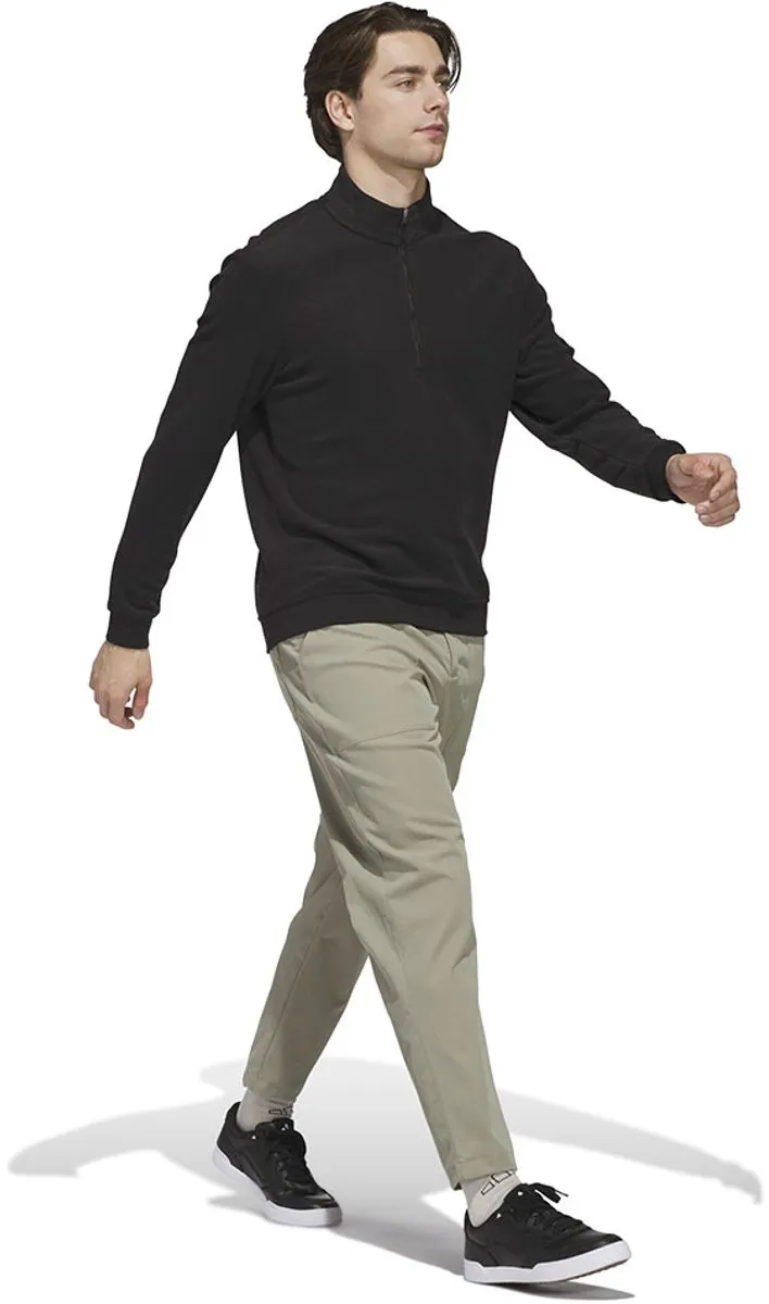 adidas Ultimate365 Terry Cloth Sweatshirt - Halve Rits - Zwart