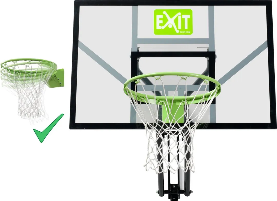 EXIT Galaxy Basketbalbord Groen/Zwart