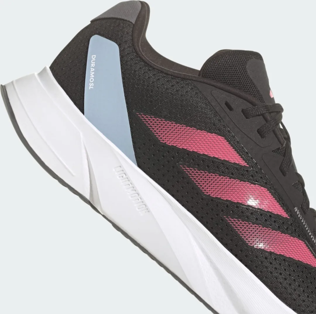 Adidas Duramo SL IF7885 Hardloopschoenen Dames - 38 2/3 - Zwart-Rozeroze - afbeelding 6 van 6