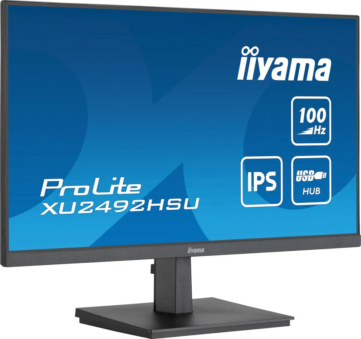 iiyama ProLite XU2492HSU-B6 Monitor 24" Full HD IPS - USB-Hub 4x