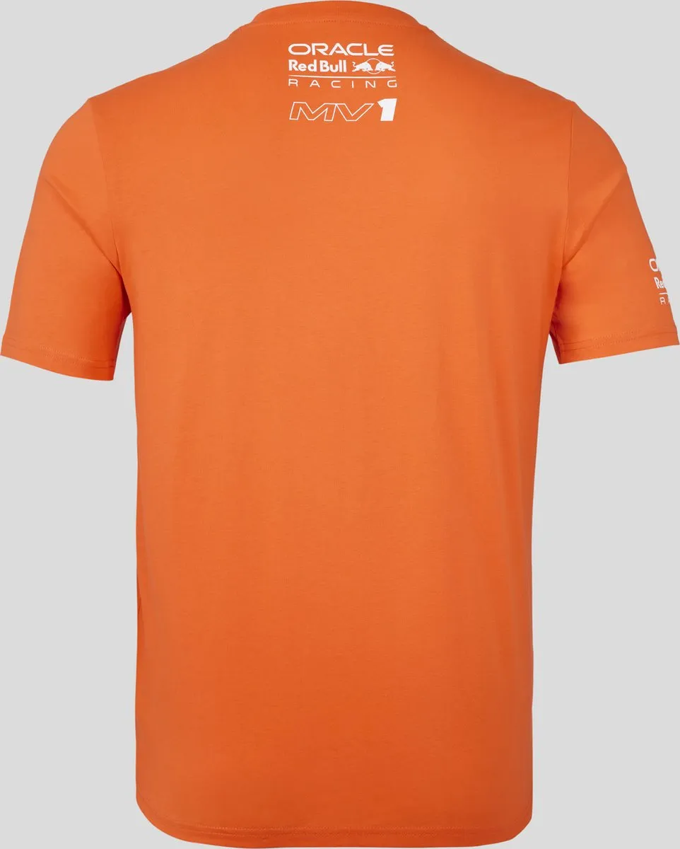 Red Bull Racing Max Verstappen T-shirt - XXXXL - Oranje