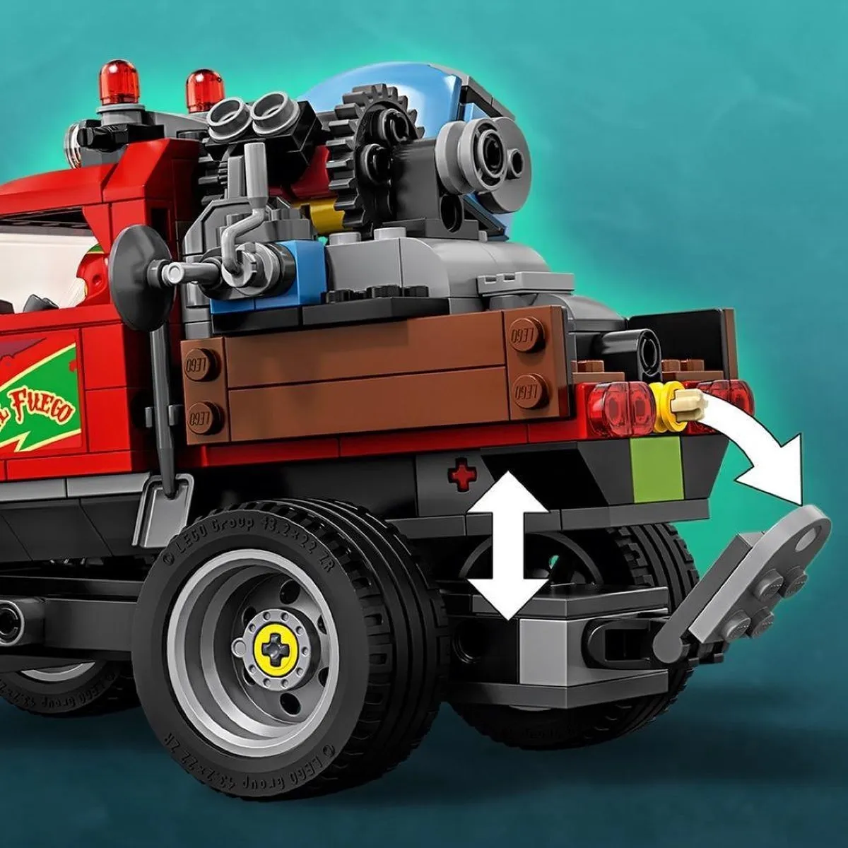 LEGO Hidden Side El Fuego's Stunttruck 70421 - 428 Stenen - afbeelding 6 van 6