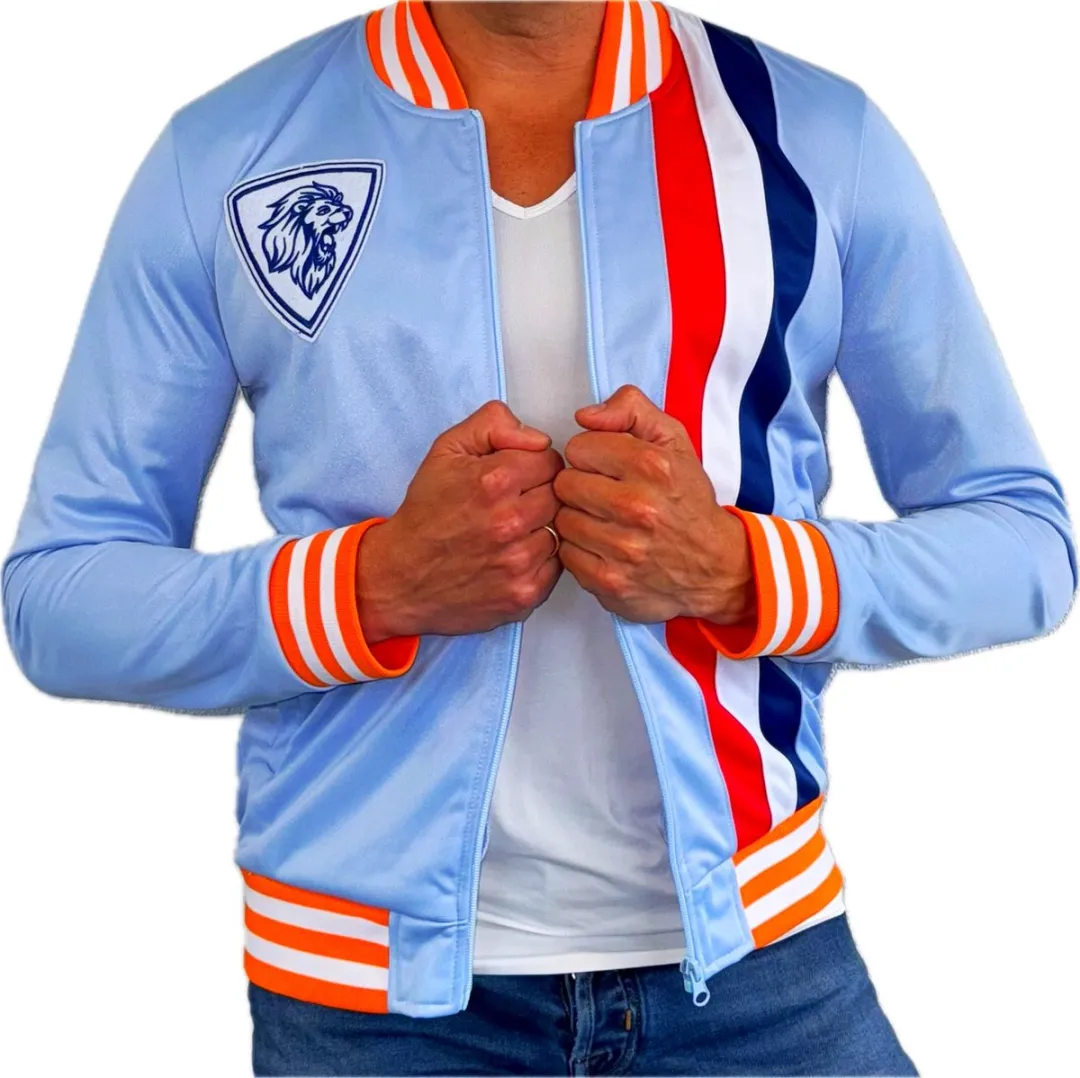 Caliber WK Jack Heren Retro Trainingsjas XL - Koningsdag - Rood/Wit/Blauw