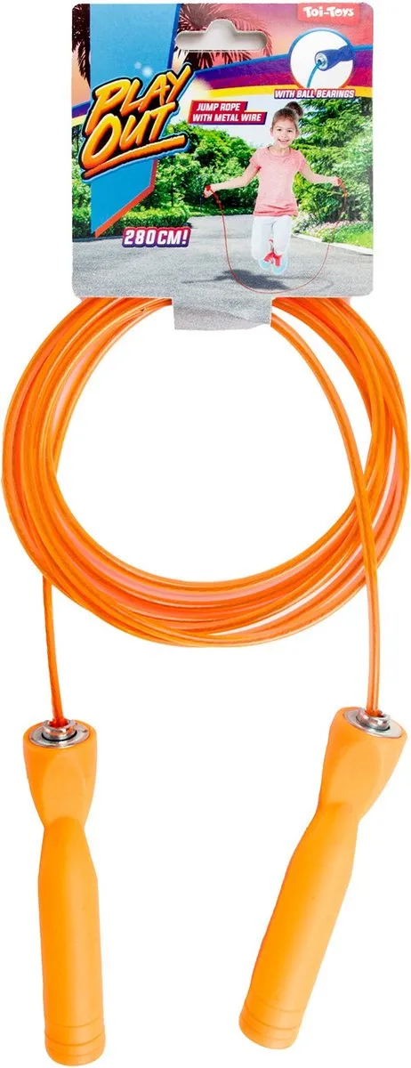 Toi-Toys Springtouw 280cm - Oranje