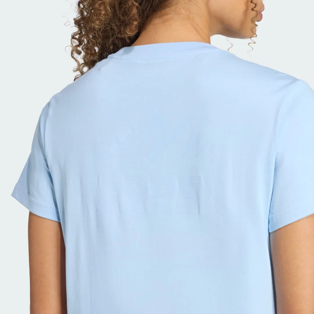 adidas TERREX Terrex Mountain Graphic T-shirt M - Blauw - afbeelding 6 van 6