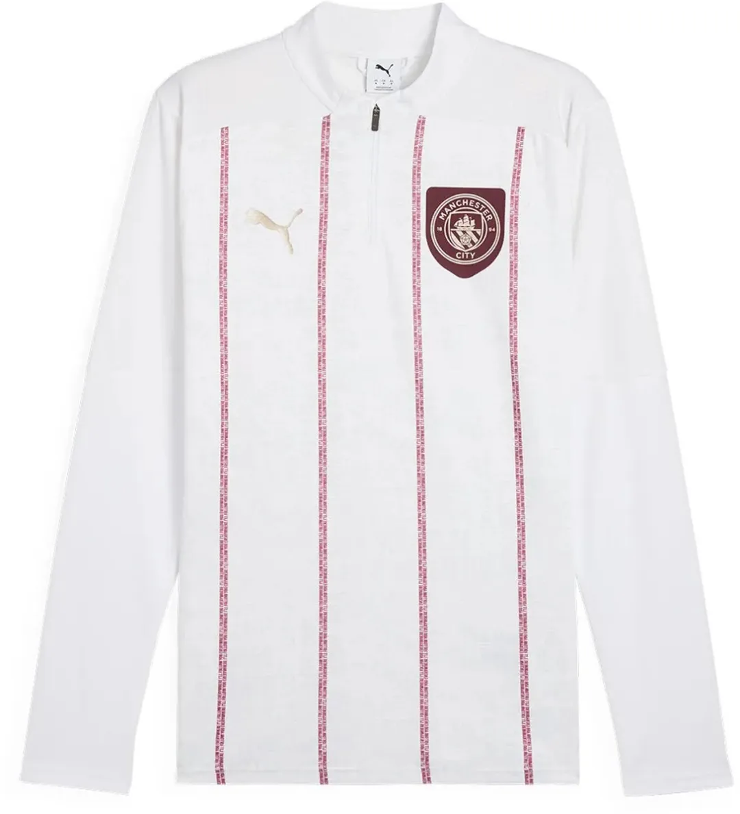 PUMA Manchester City FC 24/25 Voor De Wedstrijd Sweatshirt - Wit S - afbeelding 6 van 6
