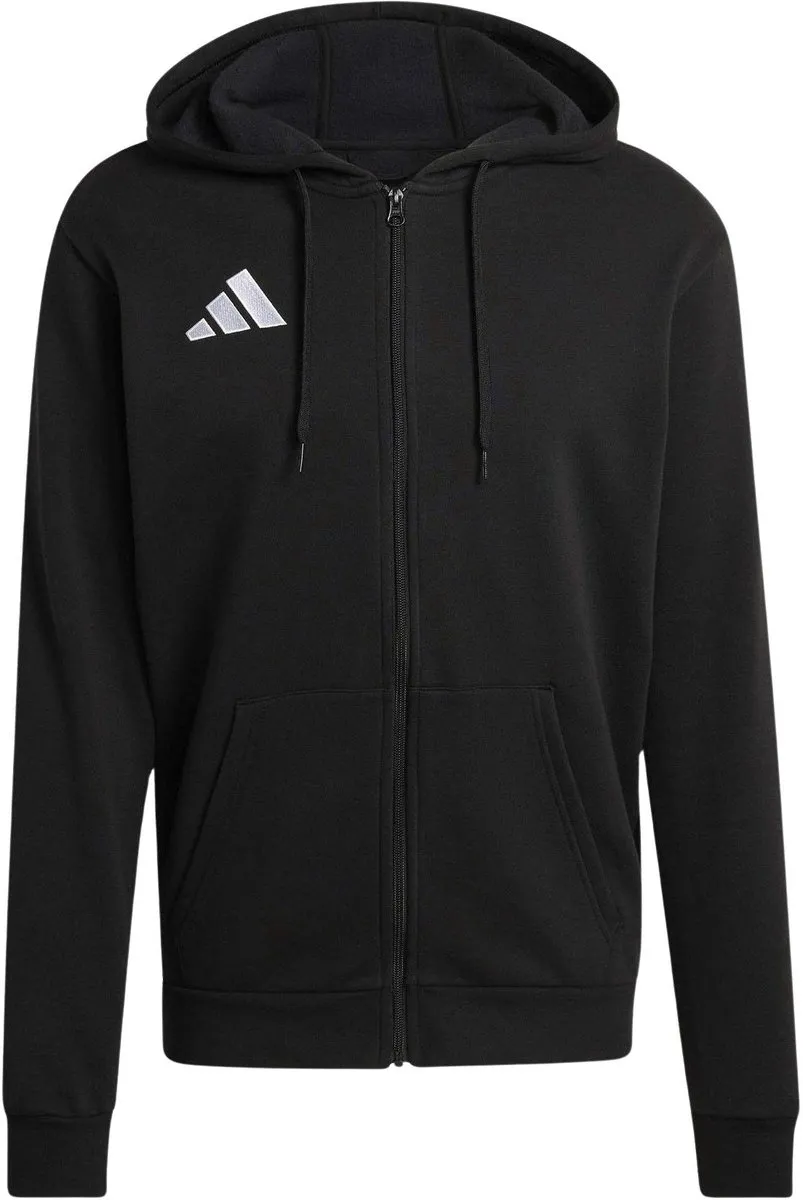 adidas Entrada 26 Full Zip Hooded Vest - XL - Rood/Wit