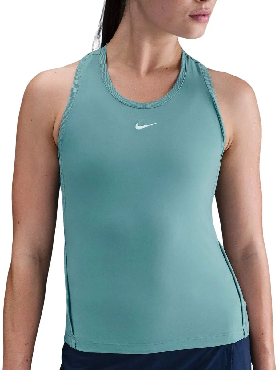 Nike Dri-FIT Victory Tennistop Dames S - Donkergroen