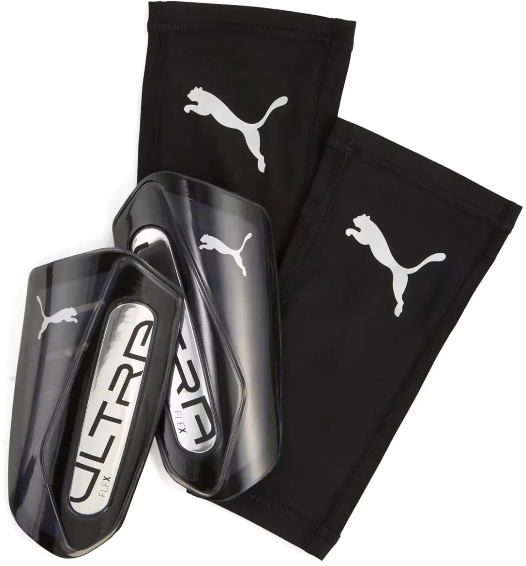 PUMA Ultra Flex Scheenbeschermers L - Zwart